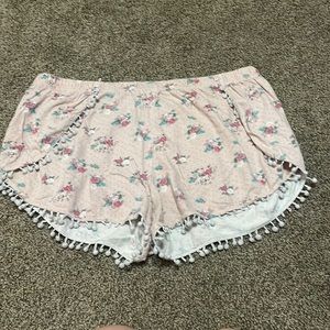 flowy flowery shorts
